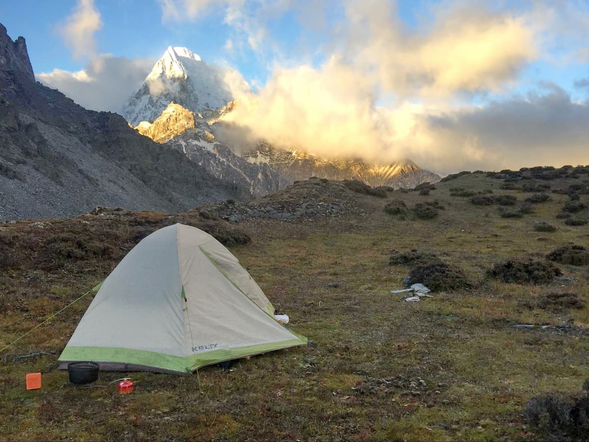 campsite, Yading Nature Reserve, China