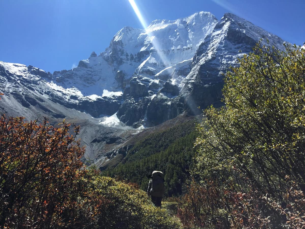 Pearl Lake and Chonggu Monastery, Yading Nature Reserve, China