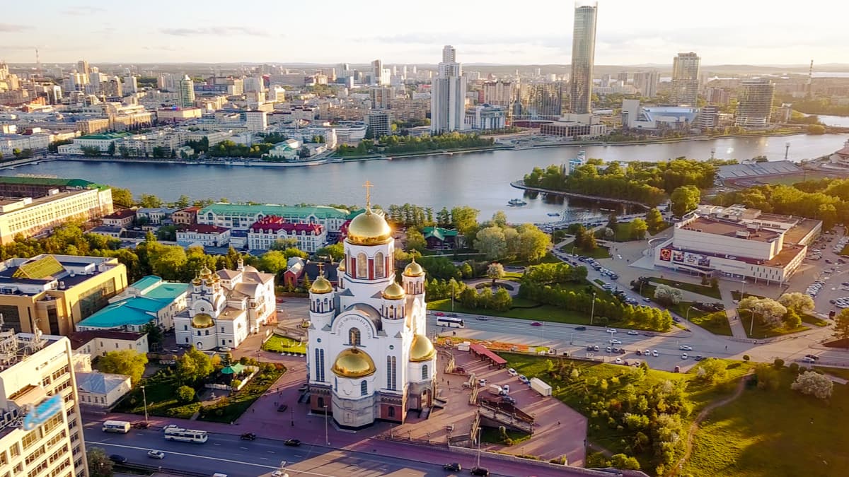 The Temple on Blood. Yekaterinburg. Russia