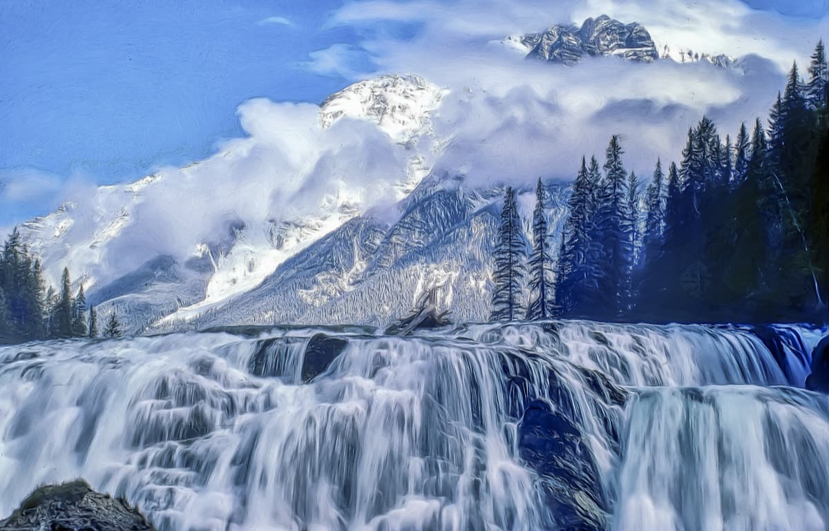Yoho National Park. Wapta Falls