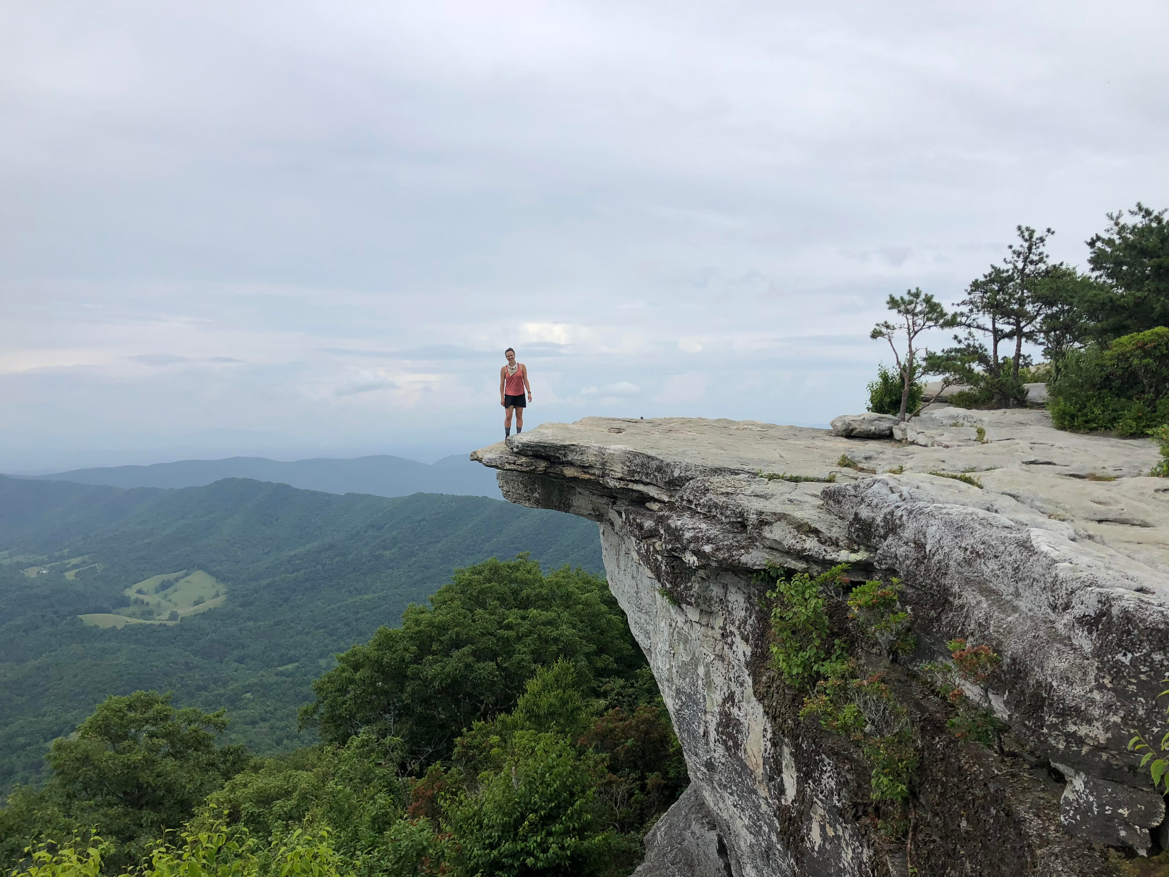 McAfee Knob, the most photographed spots on the Appalachian Trail