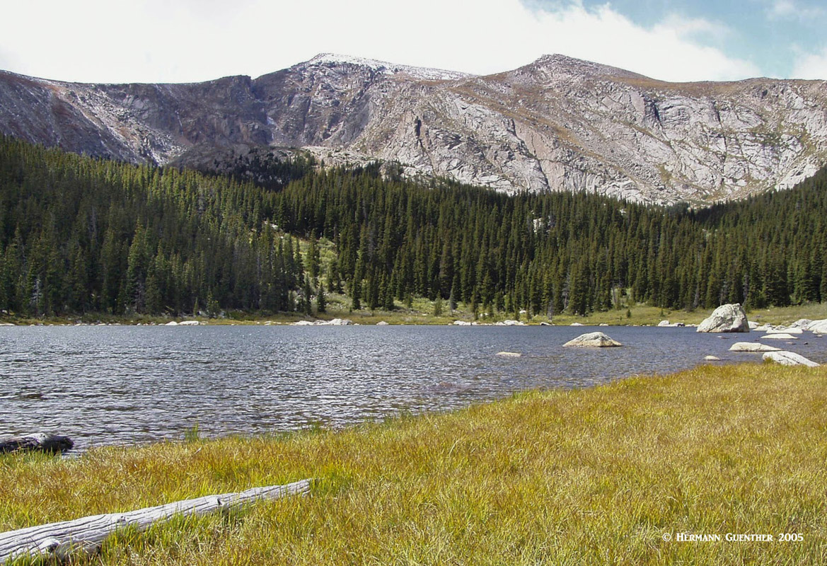 Beartrack Lake and Rosalie Peak