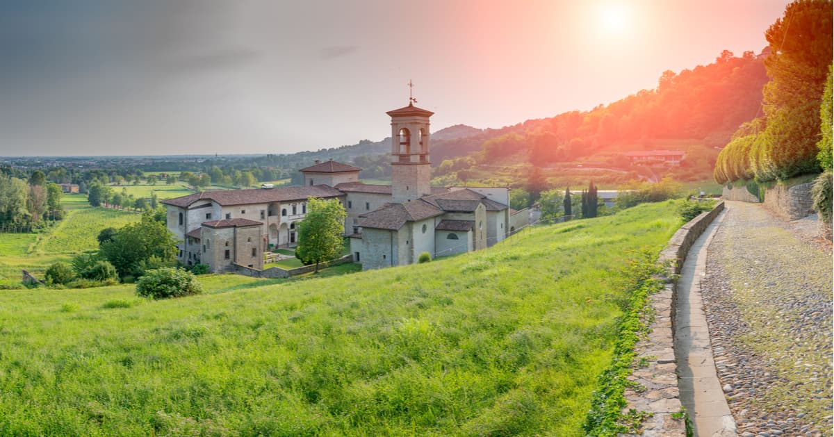 Benedictine Monastery in Astino Valley, Bergamo, Italy