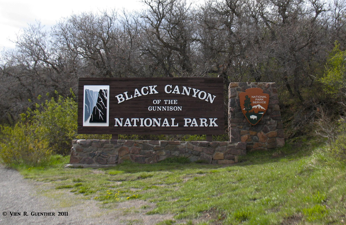 Black Canyon of the Gunnison Signpost