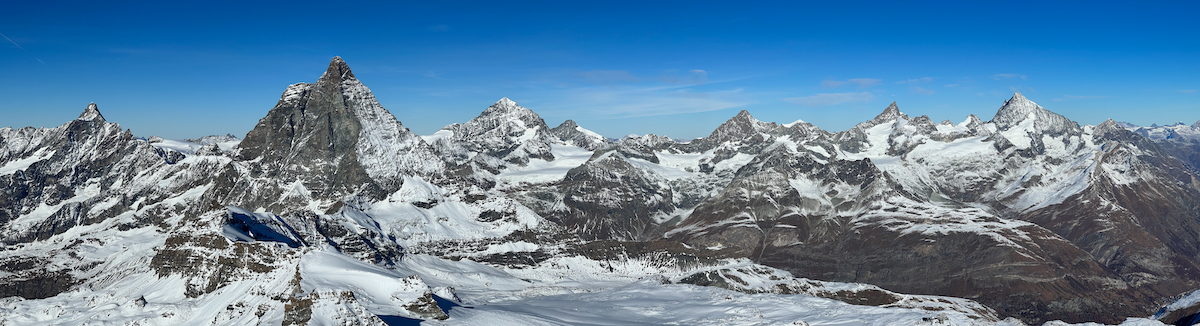 Panorama di Breuil-Cervinia Zermatt