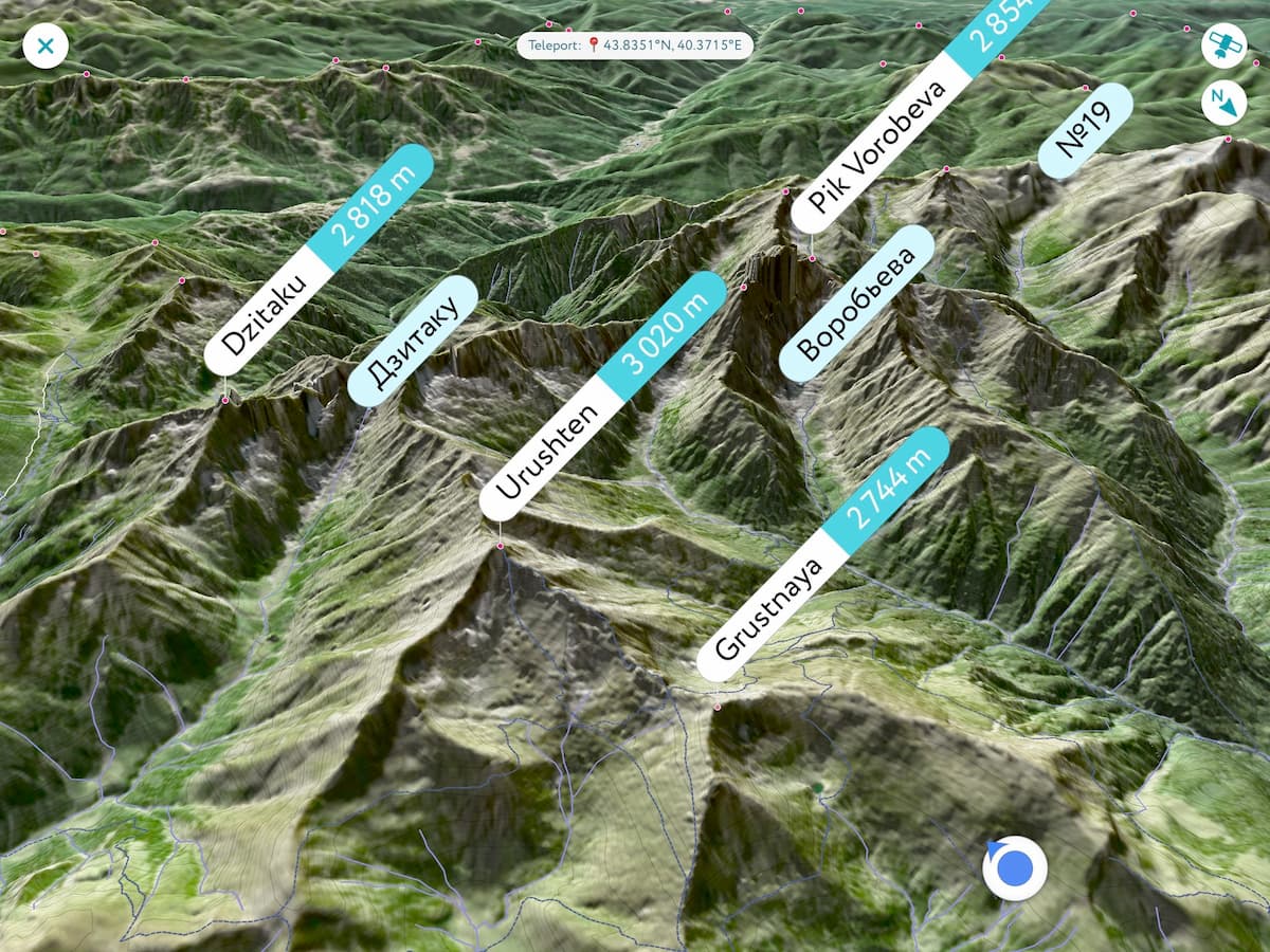 Urushten. Greater Caucasus Range