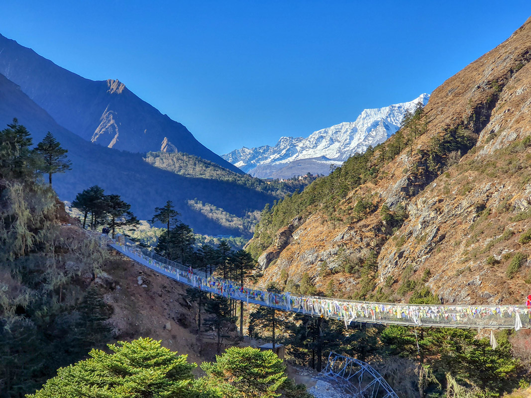 A Bridge on the Everest Base Camp trek