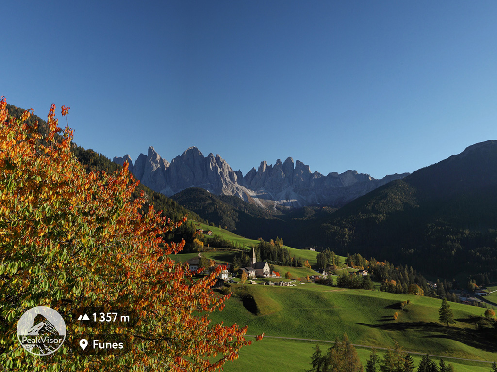 Funes, Italy - a place where HD maps are important