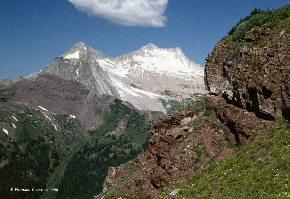 Hagerman Peak and Snowmass Mountain