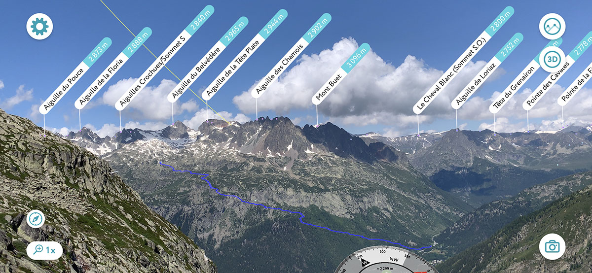 A trail to Lac des Cheserys