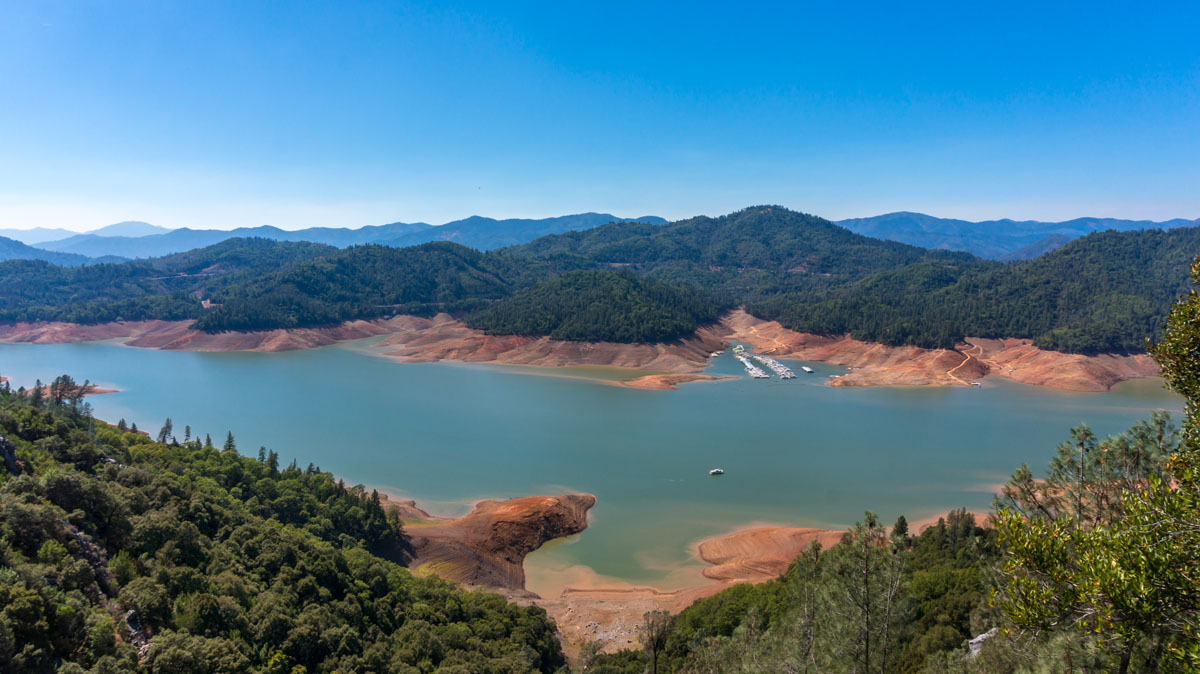 Lake Shasta. California. Northwest US Coast Ranges