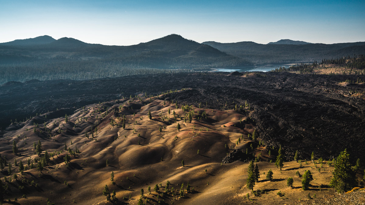 Lave beds, painted dunes, Snag Lake