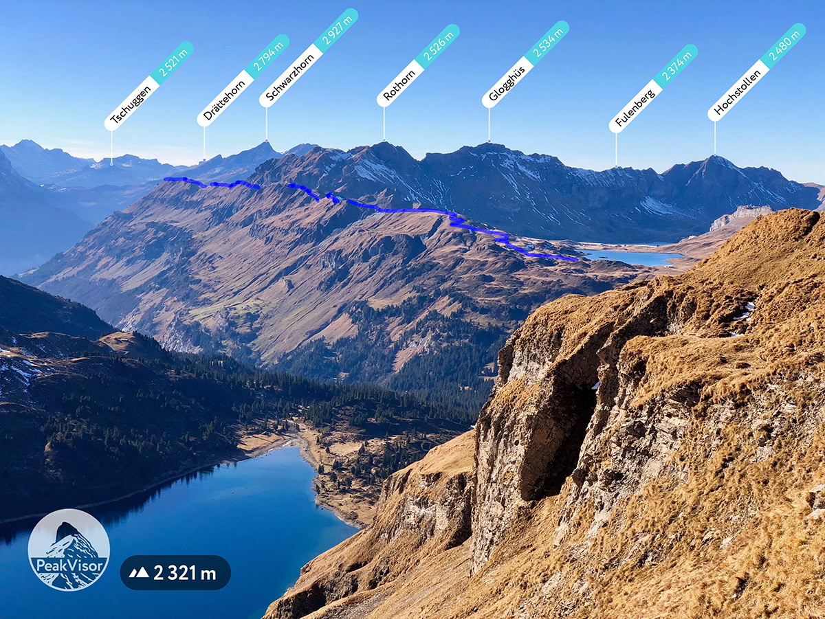 Melchsee-Frutt - Gummenhubel trail, Augmented Reality