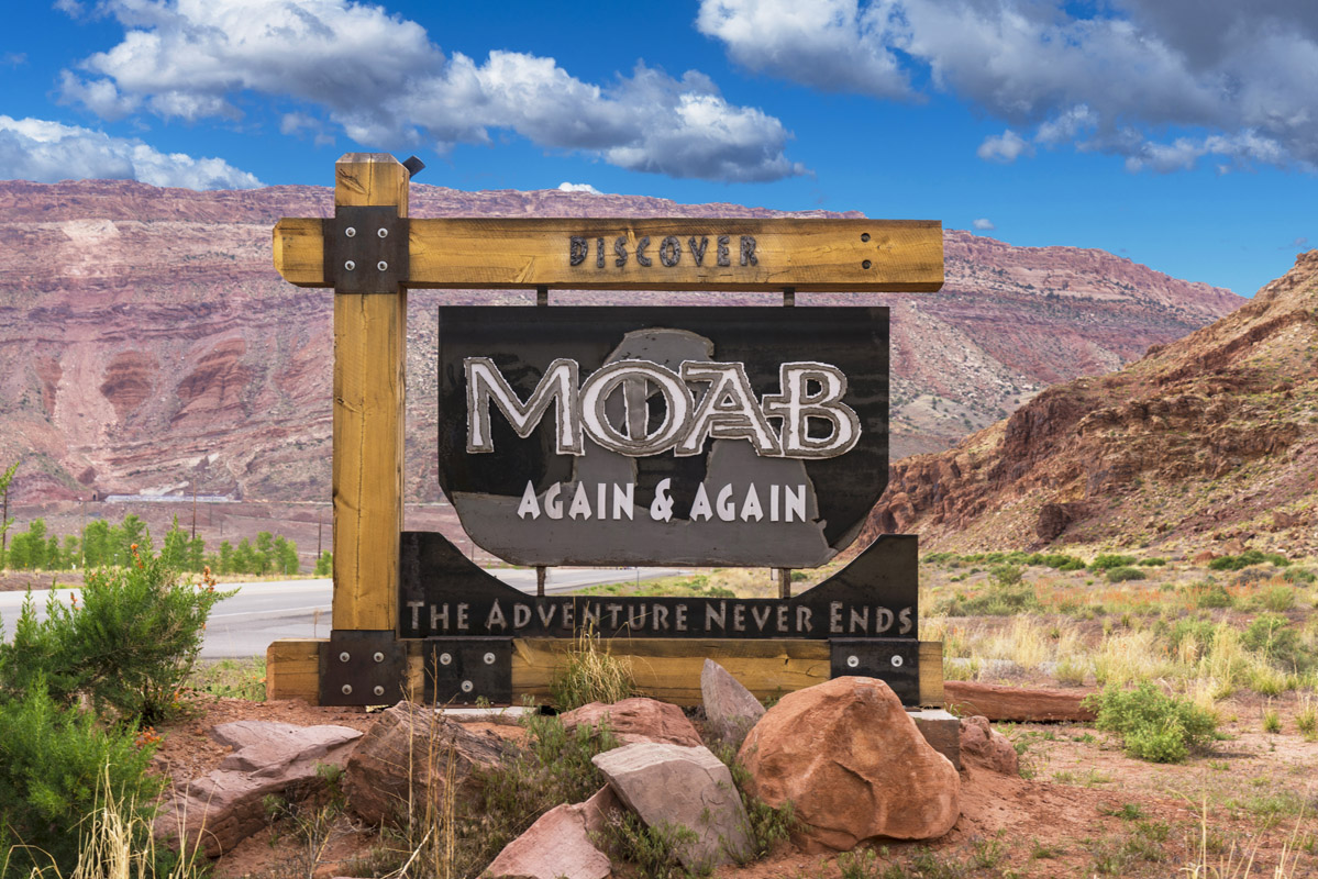 Moab Utah Signpost