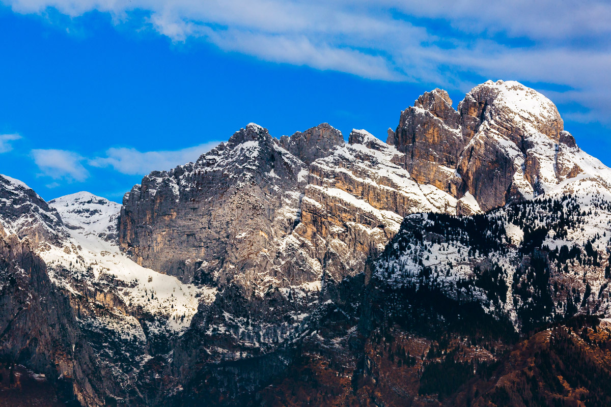 Vedana lake, Dolomiti Bellunesi National Park, Italy