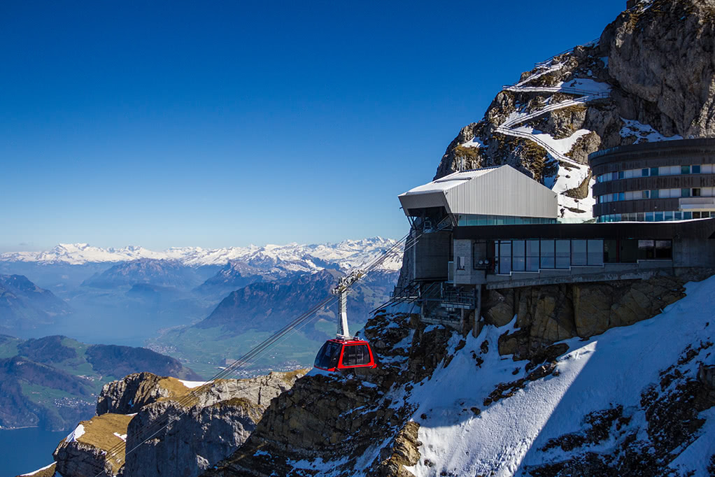 Mount Pilatus cable car, Switzerland