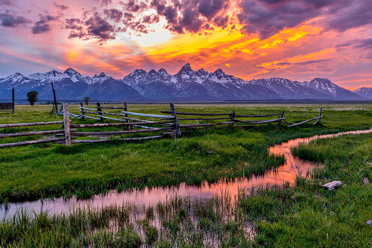 Tetons Sunset