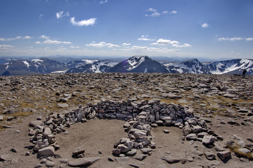 Ben MacDui summit, Abernethy National Nature Reserve, Scotland
