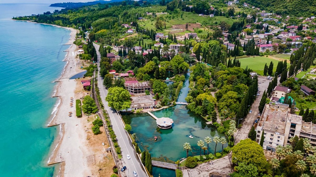 Park in New Athos, Novy Afon, Abkhazia