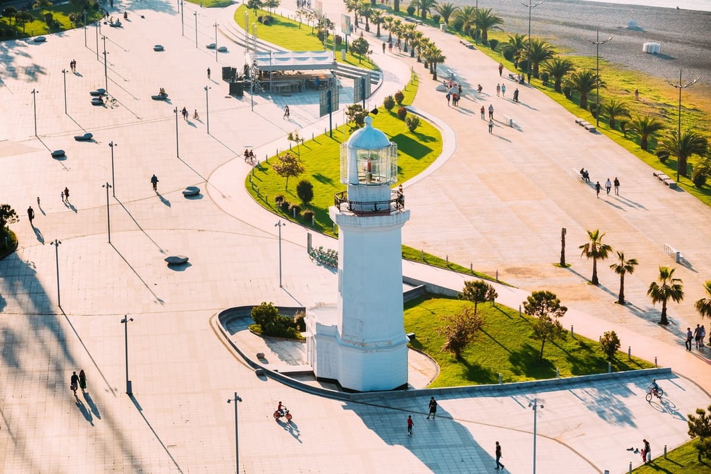 The Lighthouse in the Wonderland Park in Pitsunda, Abkhazia