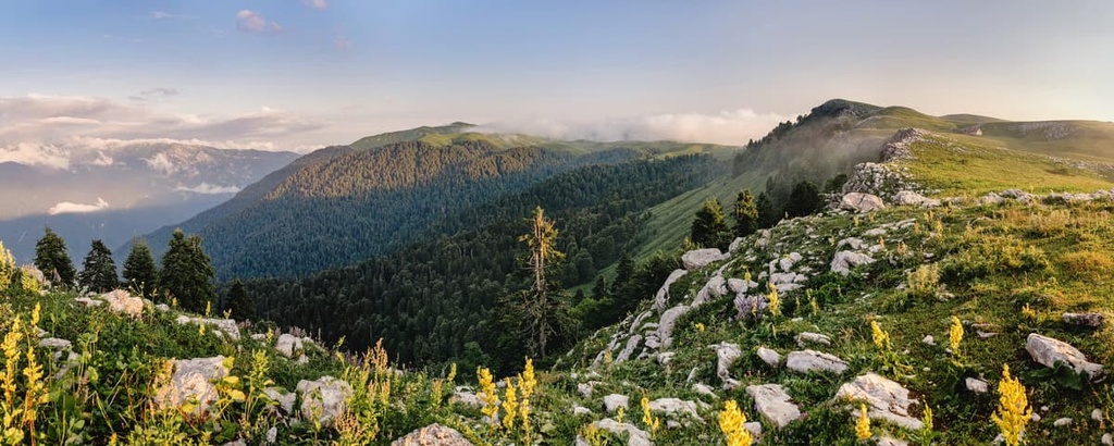 Landscape mountain, Abkhazia