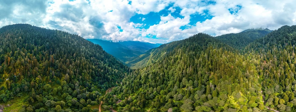 Mountain aerial, Abkhazia