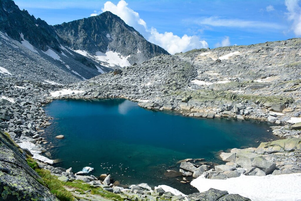 Glacial lake , Adamello—Brenta Nature Park, Italy