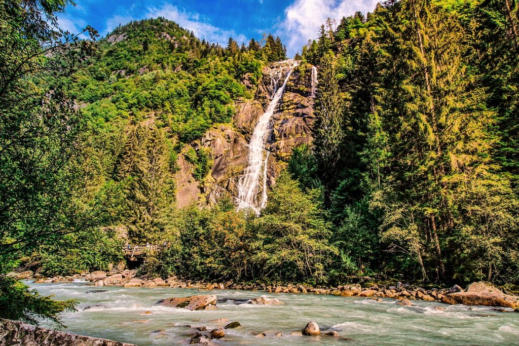 Genova Valley Waterfalls, Adamello-Presanella Alps, Italy