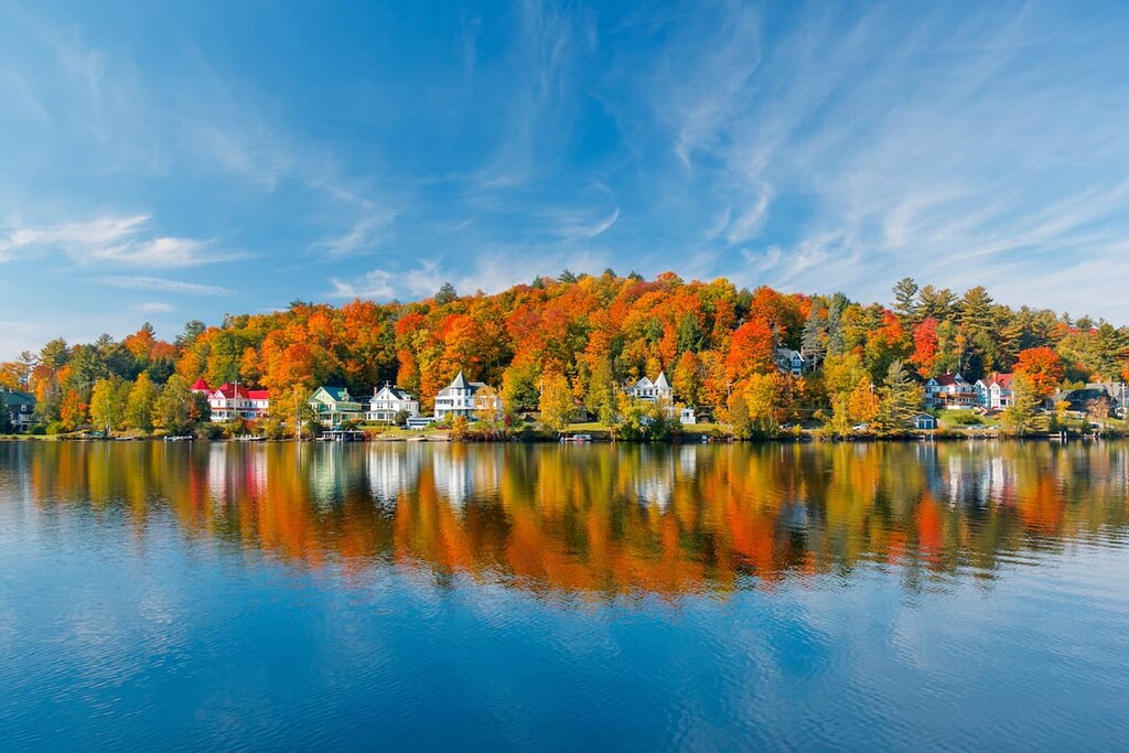 Saranac lake, Adirondack Park, United States