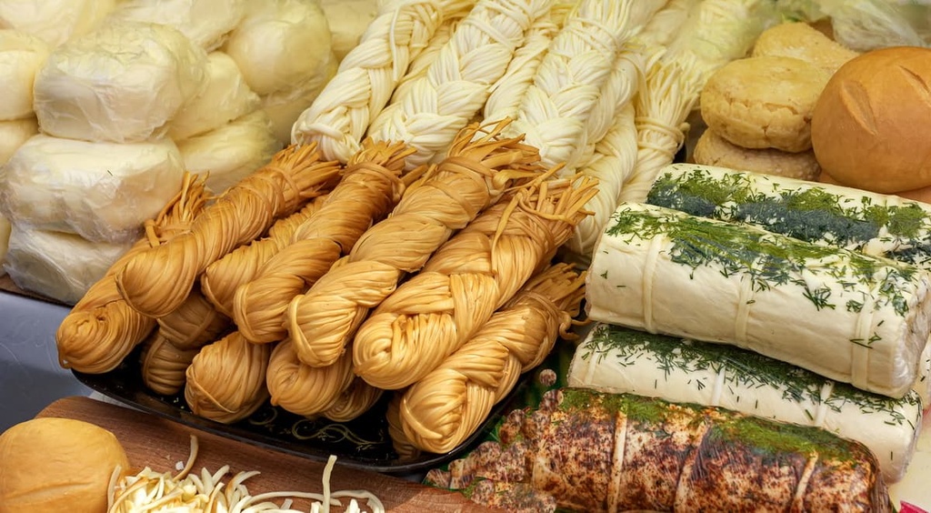 Adygean cheese, Adygea, Russia