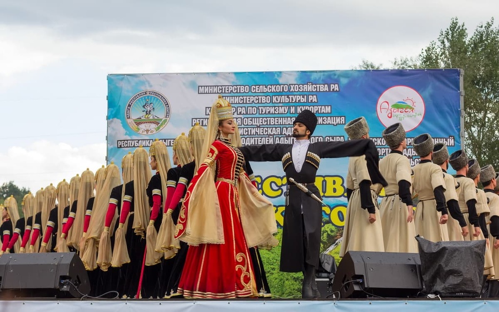 Circassian Cheese Festival, Maikop, Adygea, Russia