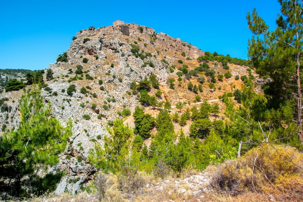 Chios island mountain, Aegean Sea