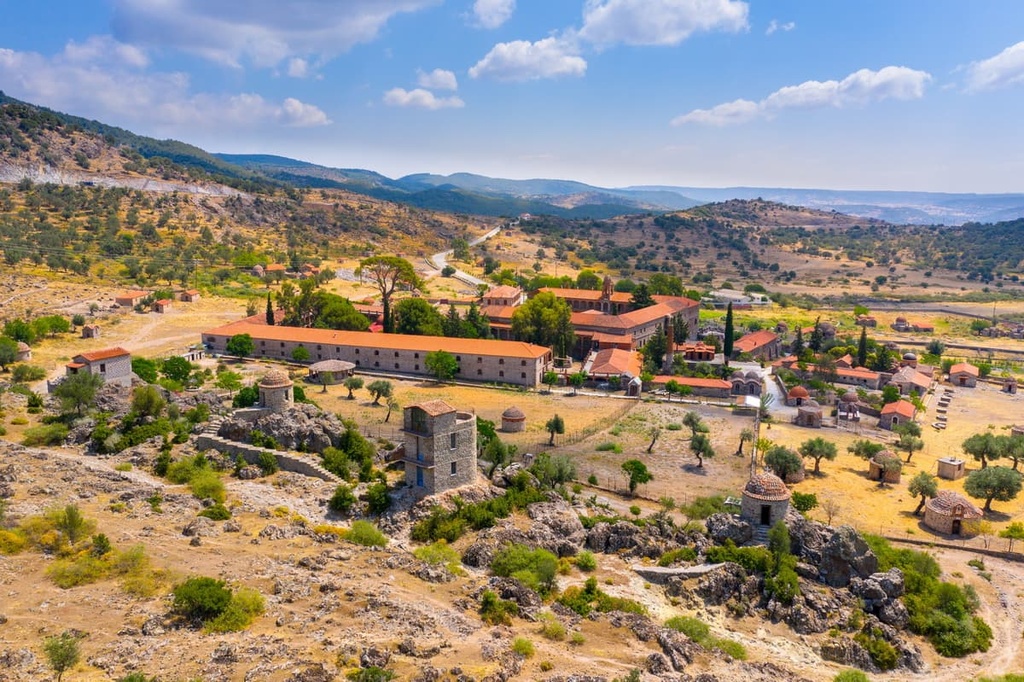 Moni Limonos at the island of Lesvos, Aegean Sea