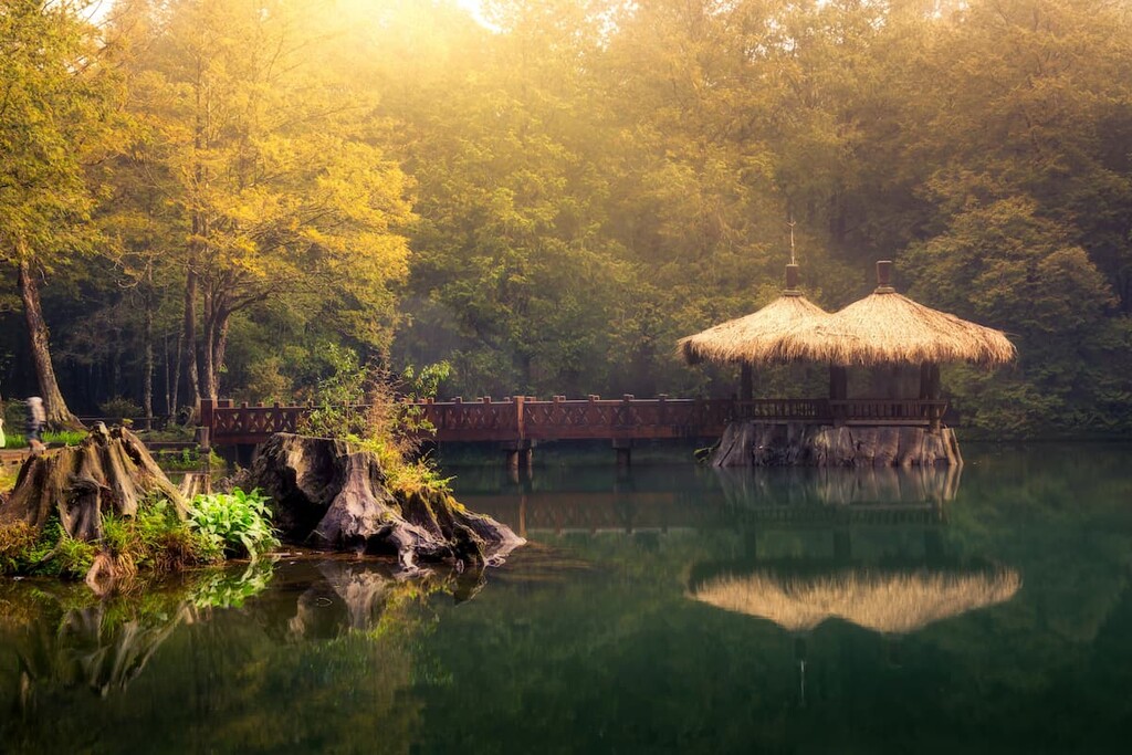 Sister Ponds, Alishan National Forest Recreation Area, Taiwan
