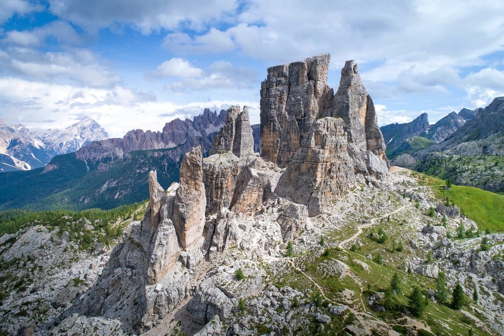 Cinque Torri, Ampezzo Dolomites, Italy
