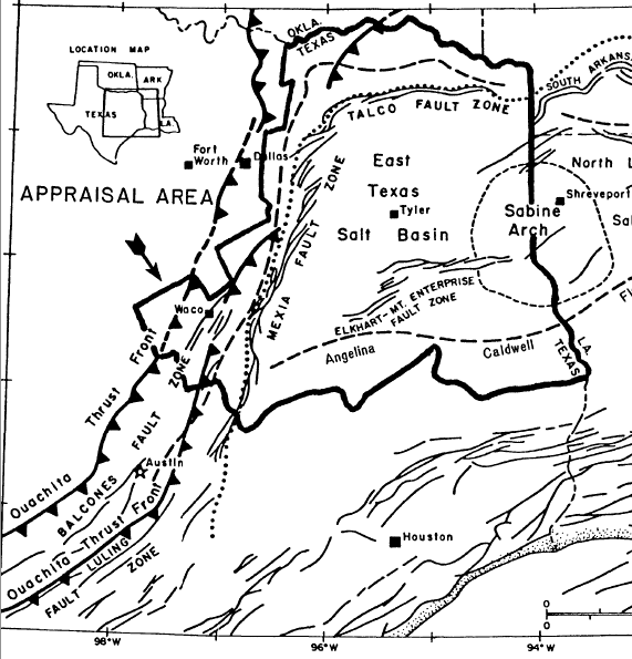 Old geologic maps from East Texas oil fields’ heyday.