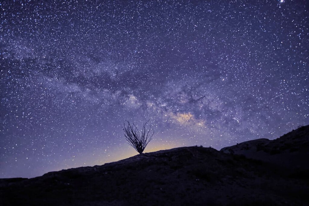 Milky way, Anza Borrego Desert State Wilderness, California