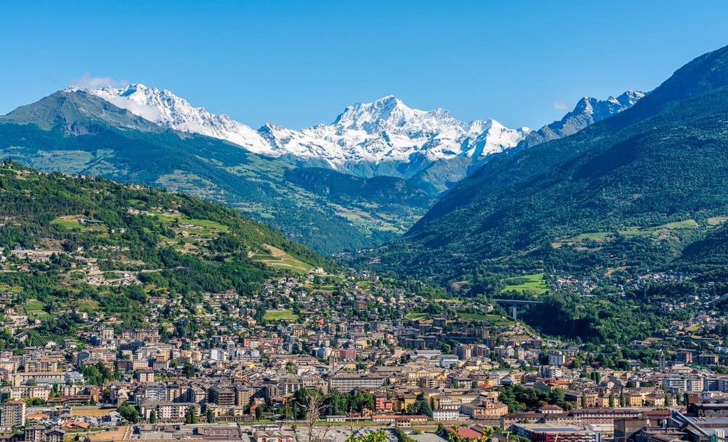 Aosta Valley Mountains Italy PeakVisor