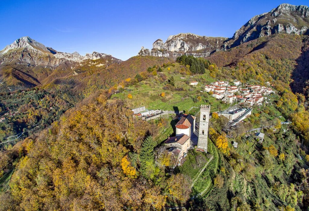 Pomezzana village, Regional Natural Park of the Apuan Alps, Italy