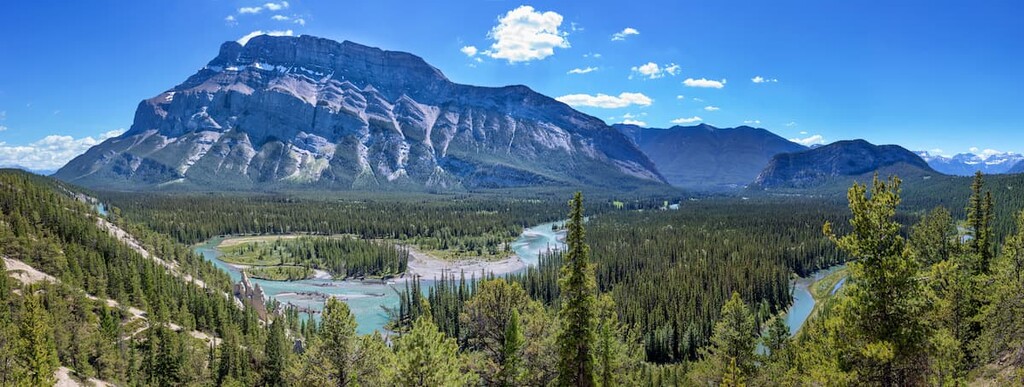 Tunnel Mountain, Banff town, Canada