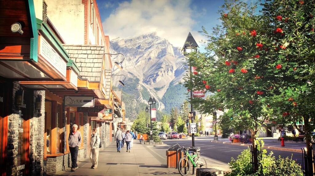 Banff town, Canada