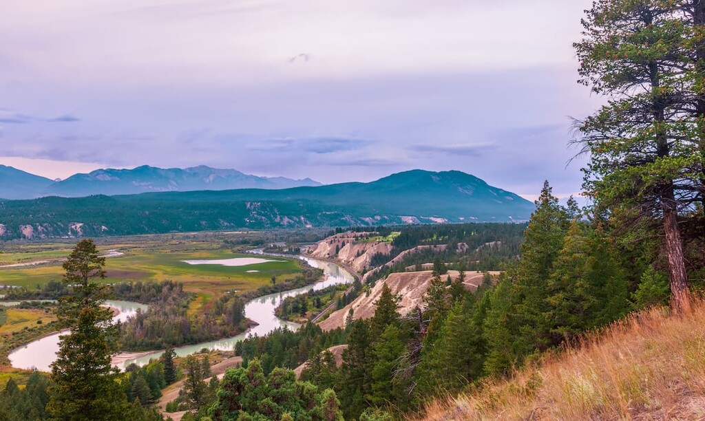 Radium Hot Springs, Beaverfoot Range, British Columbia
