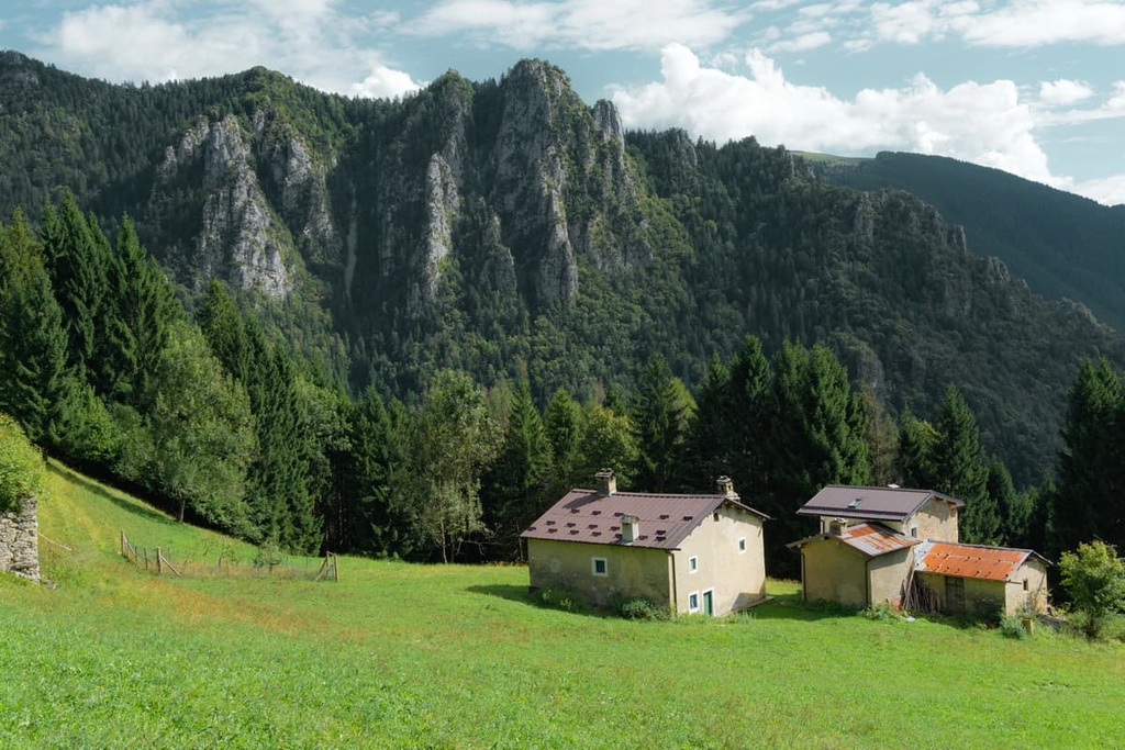 Piazzatorre village, Bergamasque Alps, Italy
