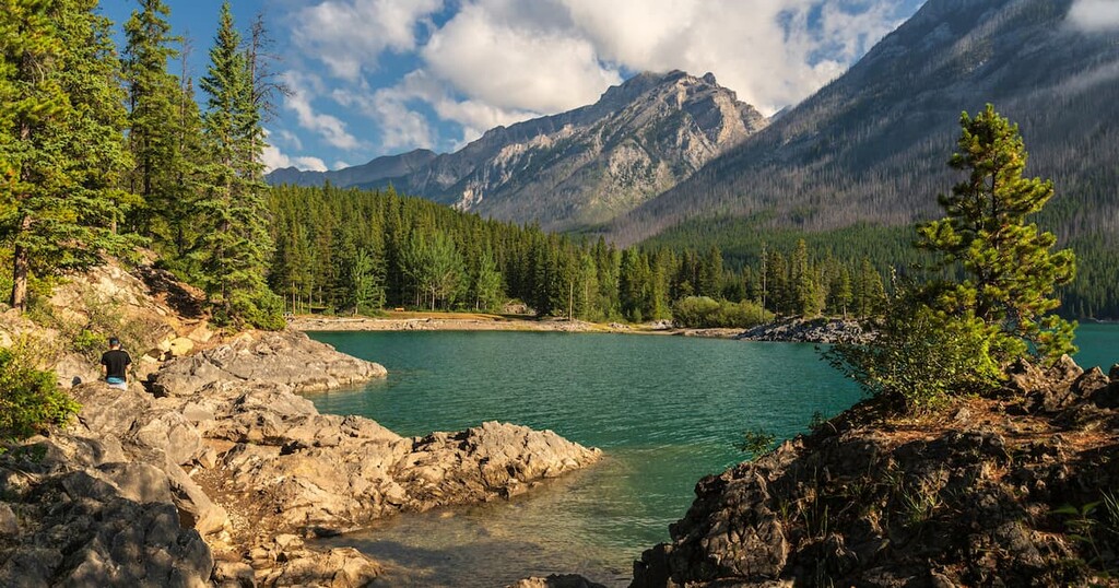 Lake Minnewanka, Alberta, Bighorn, Canada