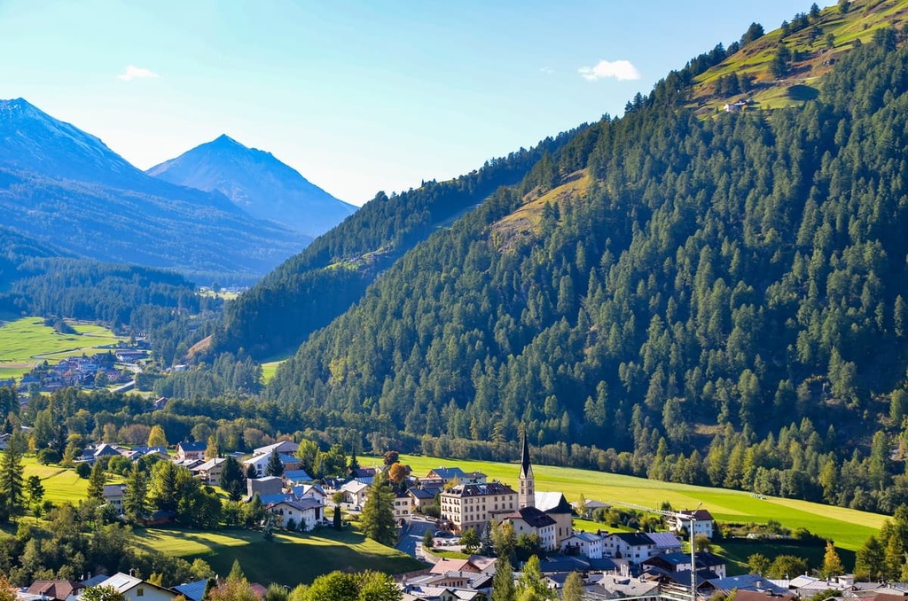Santa Maria Val Mustair, Biosfera Val Müstair, Switzerland