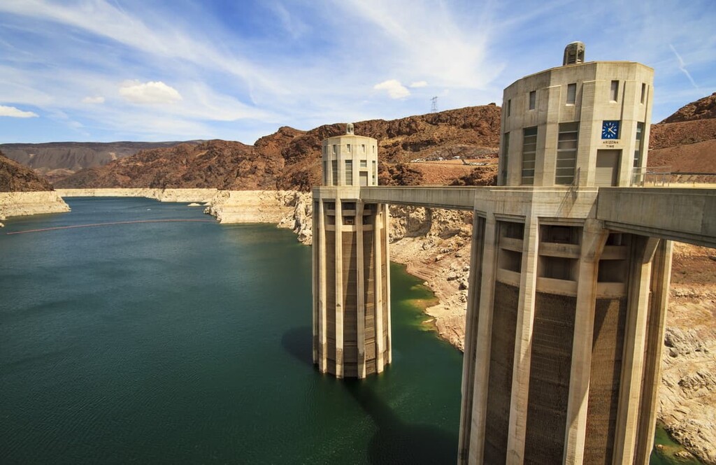 Penstock Towers, Black Mountains, Nevada
