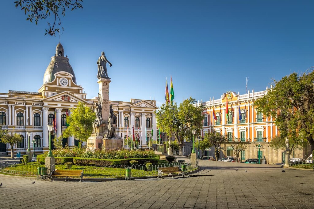 Plaza Murillo and Bolivian Palace of Government - La Paz, Bolivia