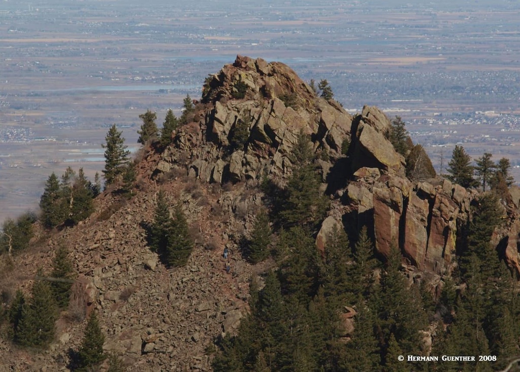 Bear Peak from South Boulder, Boulder Open Space and Mountain Parks, Colorado