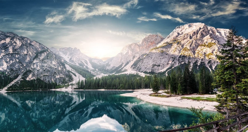 Lake, Braies Dolomites, Italy