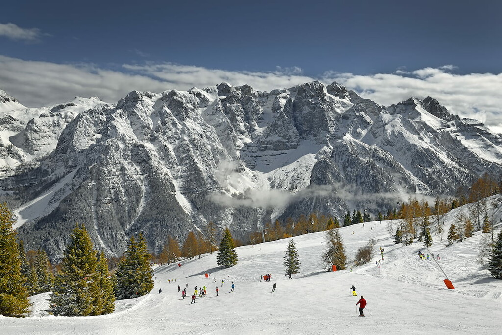 Ski Resort Folgarida, Brenta group, Italy